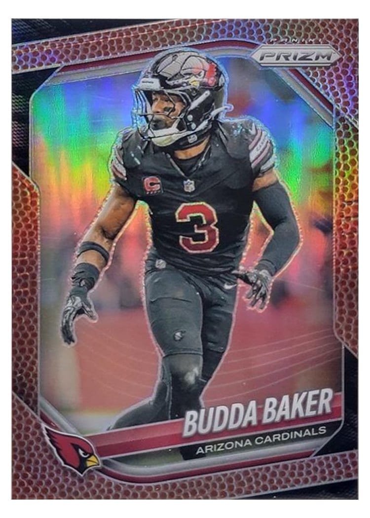 2025 Panini Prizm Base Set Budda Baker Pigskin #125 card
