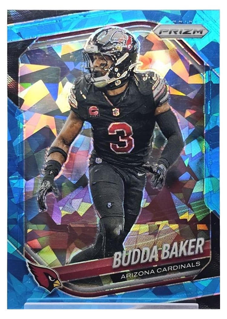 2025 Panini Prizm Base Set Budda Baker Blue Ice #125 card