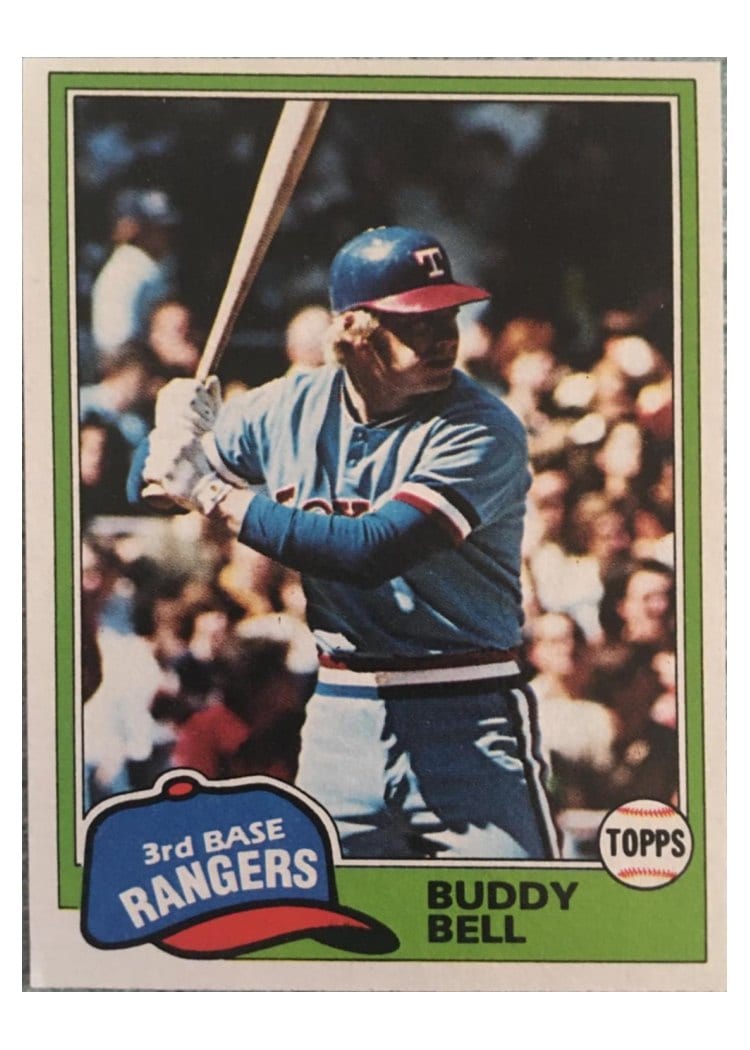 1981 Topps Buddy Bell #475 card