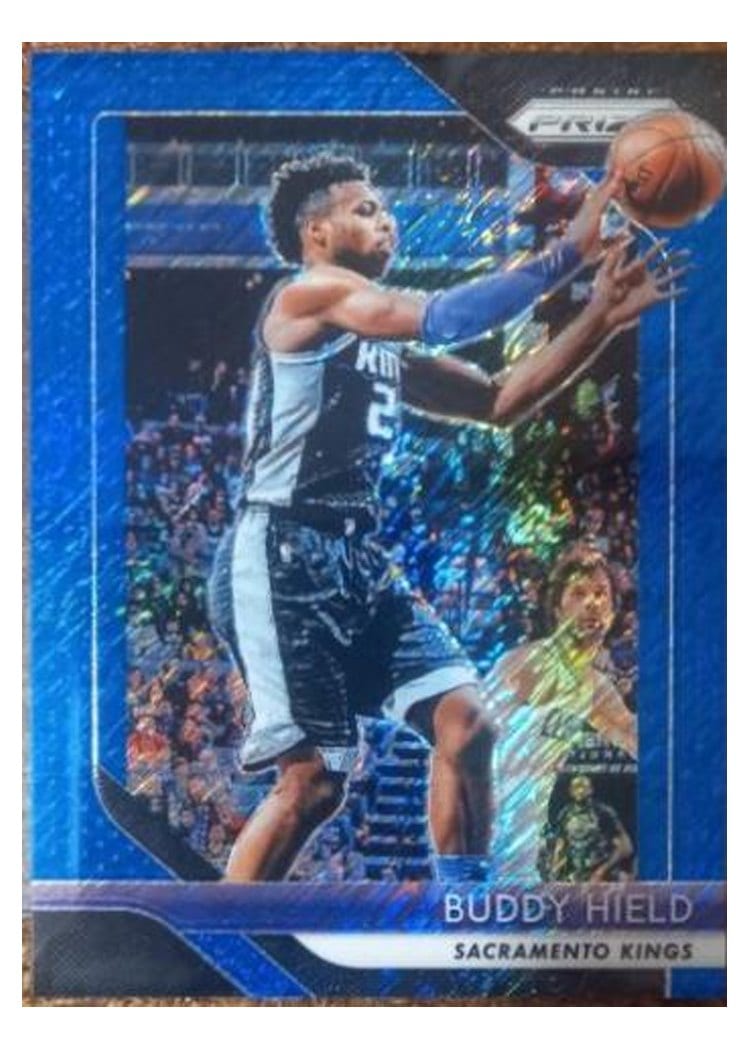 2018-19 Panini Prizm Base Set Buddy Hield Blue Shimmer Prizm #171 card