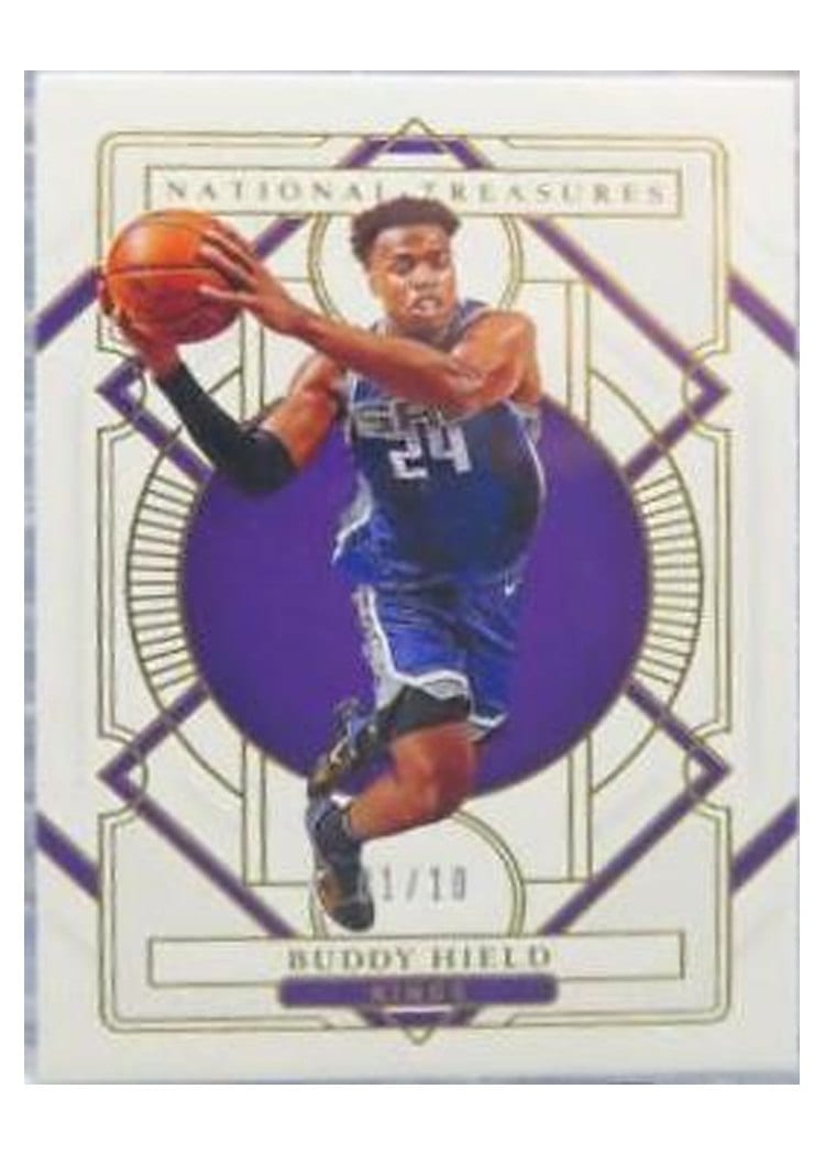 2020-21 Panini National Treasures Base Set Buddy Hield #77 card