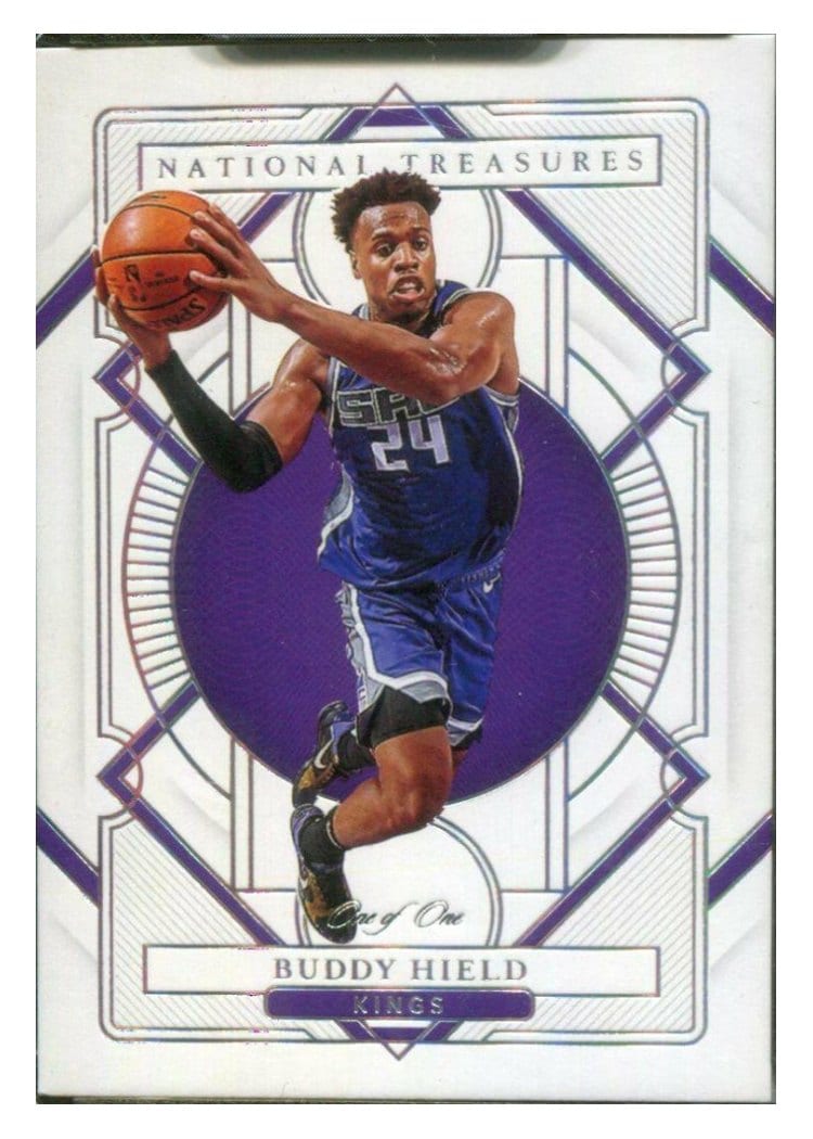 2020-21 Panini National Treasures Base Set Buddy Hield #77 card