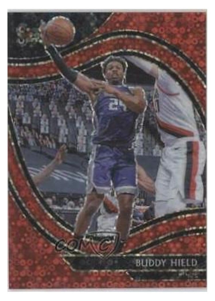 2020-21 Panini Select Base Set Buddy Hield Red Disco Prizm #247 card