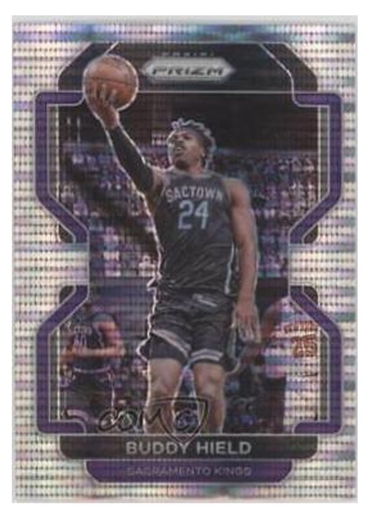 2021-22 Panini Prizm Base Set Buddy Hield Pulsar Prizm #192 card