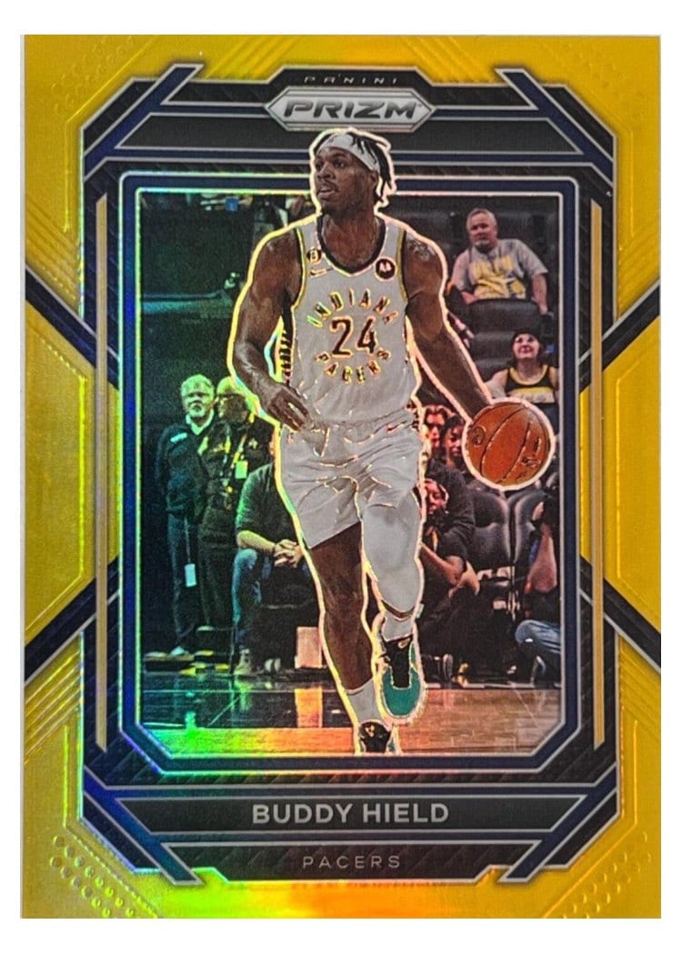 2022-23 Panini Prizm Base Set Buddy Hield Gold Prizm #95 card