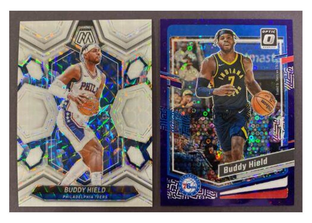 2023-24 Panini Mosaic Base Set Buddy Hield #84 card