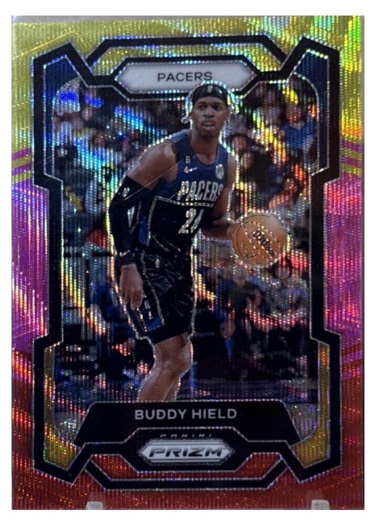 2023-24 Panini Prizm Base Set Buddy Hield #77 card