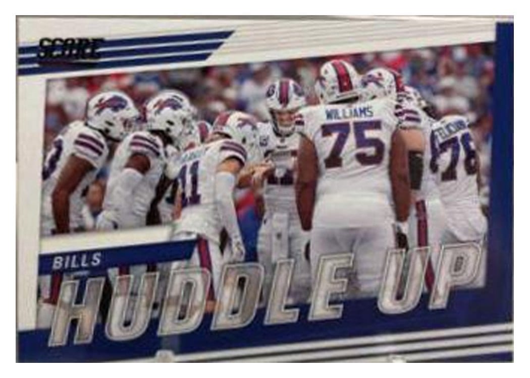 2022 Score Huddle Up Buffalo Bills #HU-BUF card