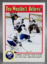 2024-25 Parkhurst Champions You Wouldn't Believe Buffalo Sabres #YB-6 card