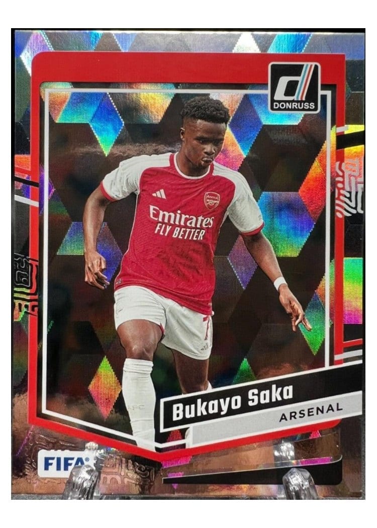 2023 Topps Stadium Club Chrome UEFA Bukayo Saka #72 card