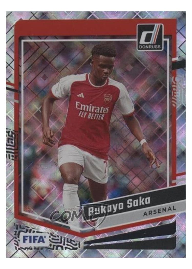 2023 Topps Stadium Club Chrome UEFA Bukayo Saka #72 card