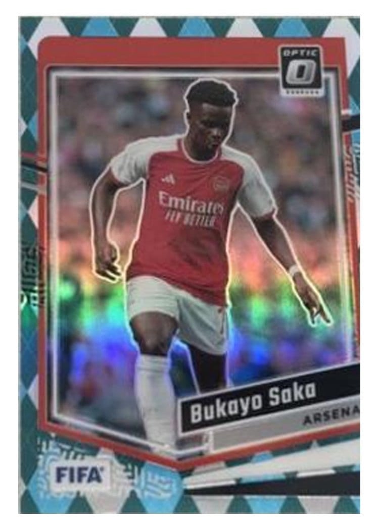 2023 Topps Stadium Club Chrome UEFA Bukayo Saka #72 card