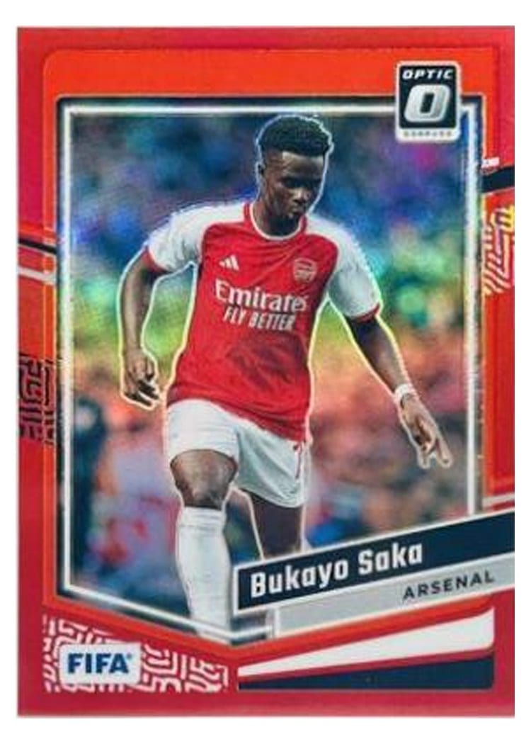 2023 Topps Stadium Club Chrome UEFA Bukayo Saka #72 card