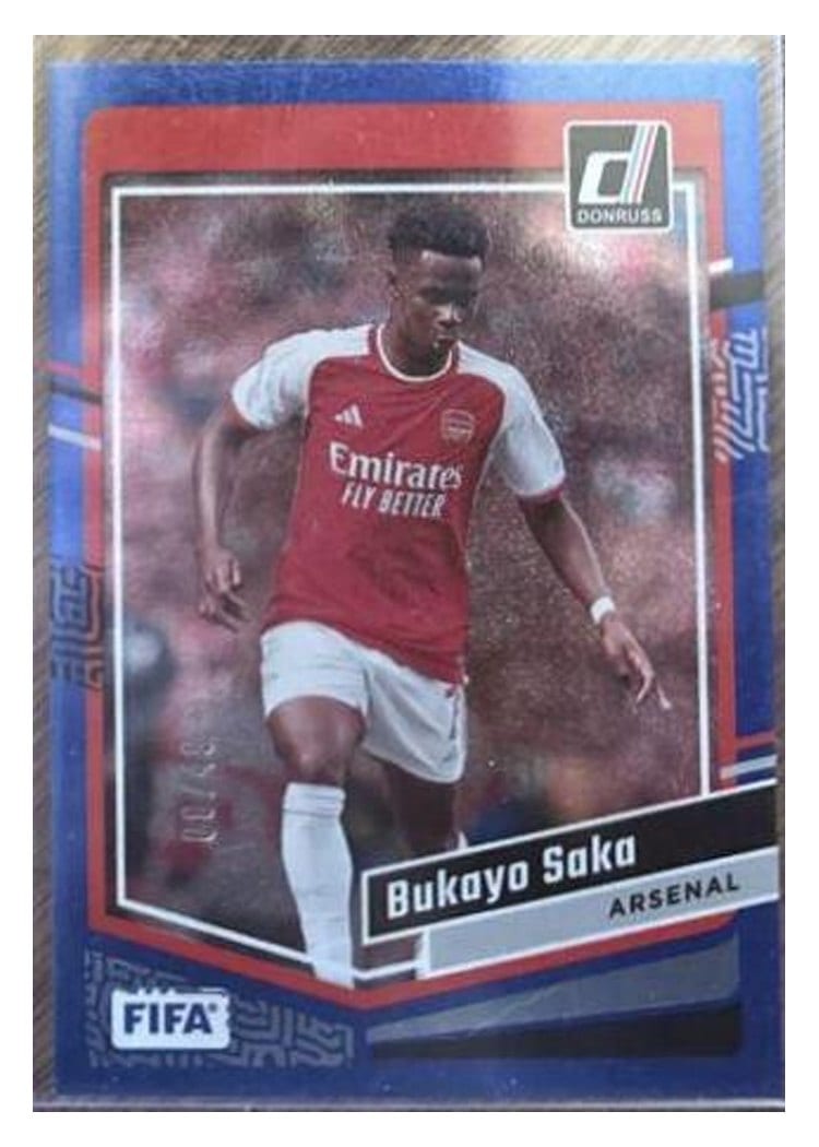 2023 Topps Stadium Club Chrome UEFA Bukayo Saka #72 card