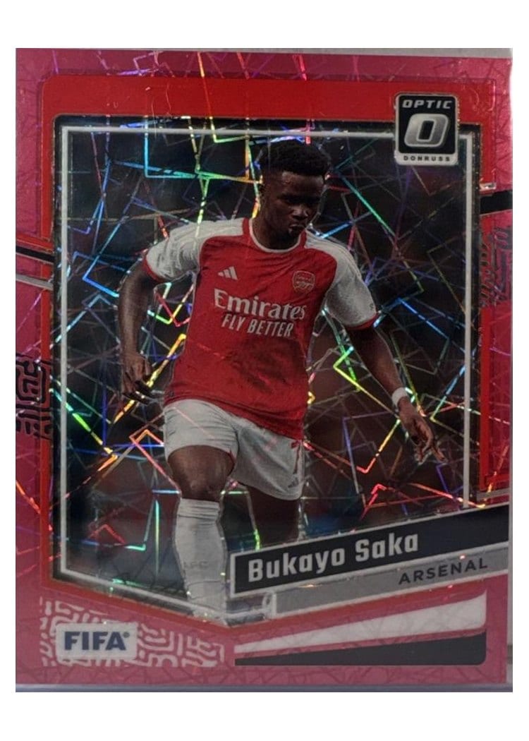 2023 Topps Stadium Club Chrome UEFA Bukayo Saka #72 card