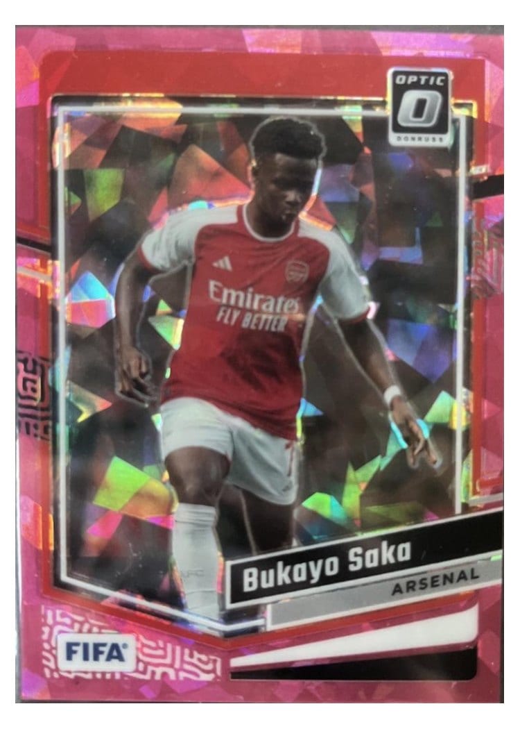 2023 Topps Stadium Club Chrome UEFA Bukayo Saka #72 card