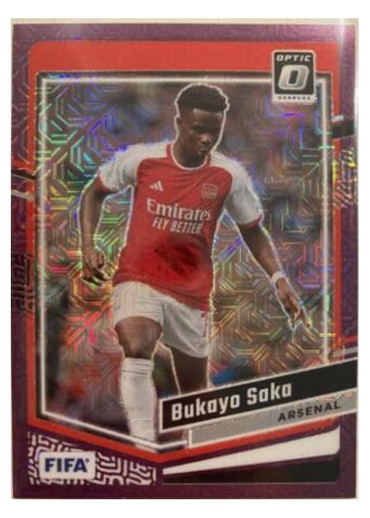2023 Topps Stadium Club Chrome UEFA Bukayo Saka #72 card
