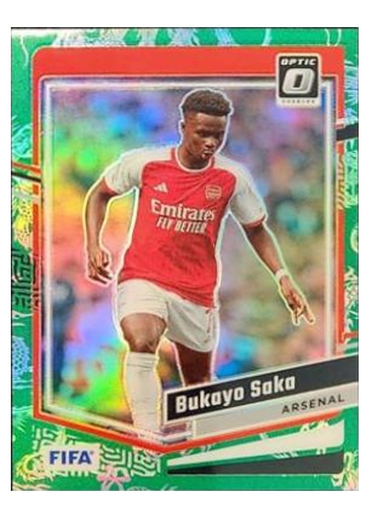 2023 Topps Stadium Club Chrome UEFA Bukayo Saka #72 card