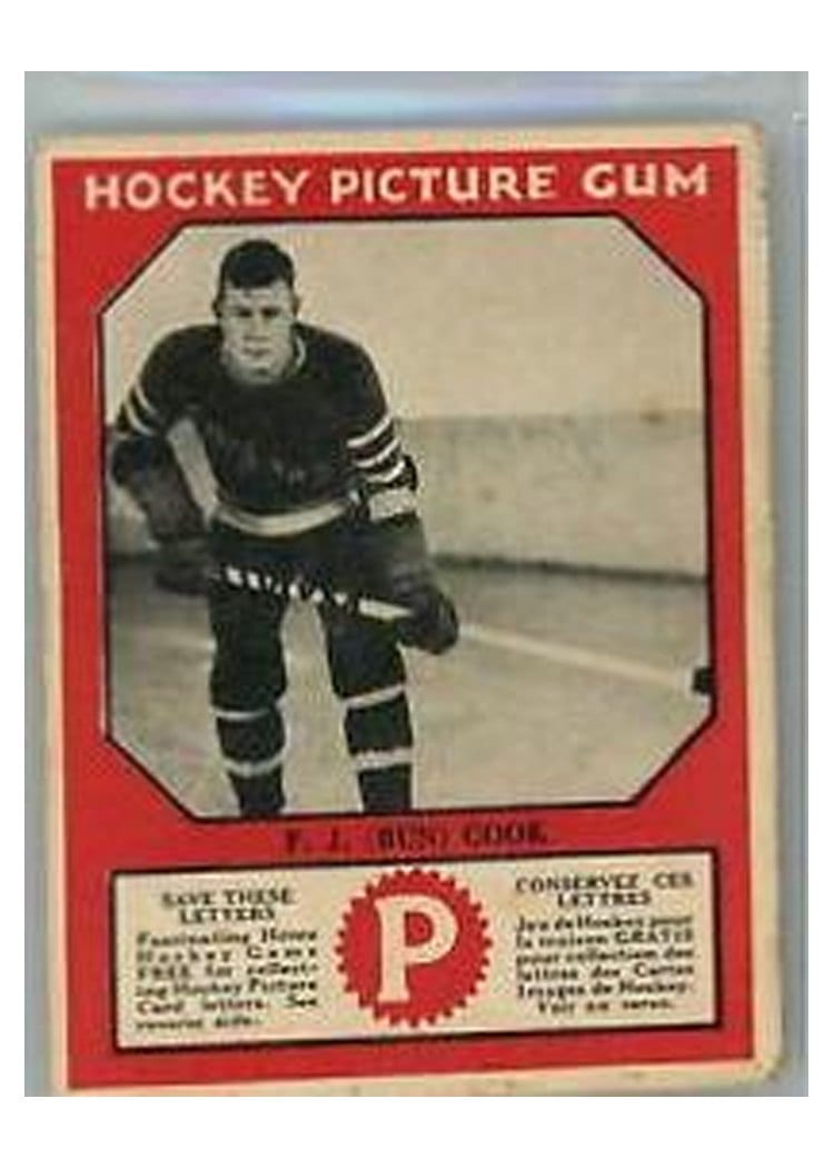 1933 V252 Canadian Gum Bun Cook card