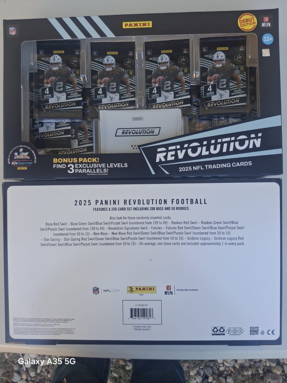2025 Panini Revolution Bundle Box card