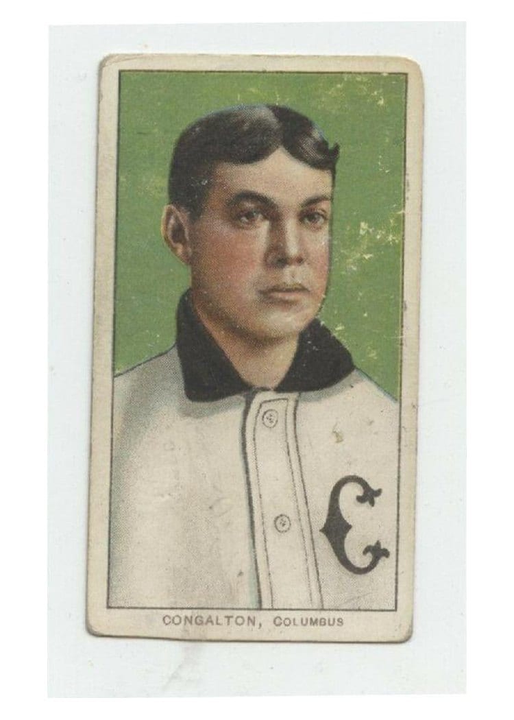 1909 T206 Piedmont 350 Bunk Congalton card