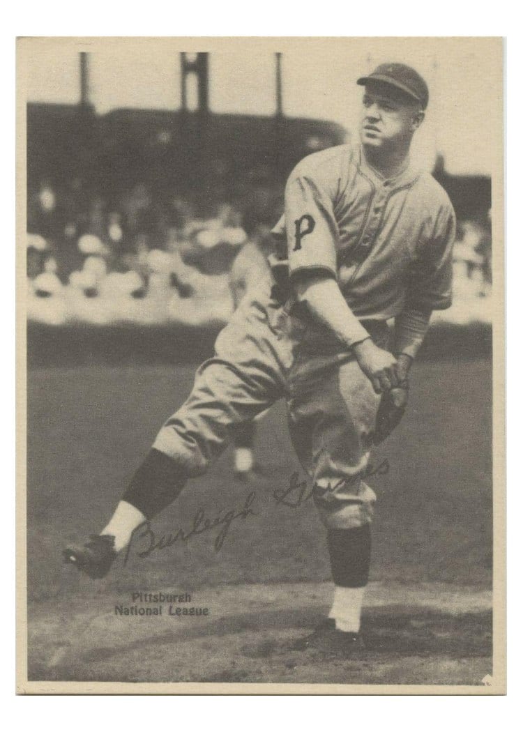 1929 R316 Kashin Publications Burleigh Grimes card