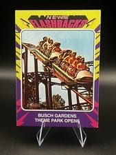 2024 Topps Heritage News Flashbacks Busch Gardens #NF-7 card