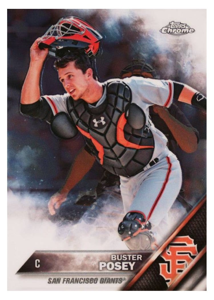 2016 Topps Chrome Base Set Buster Posey #125 card