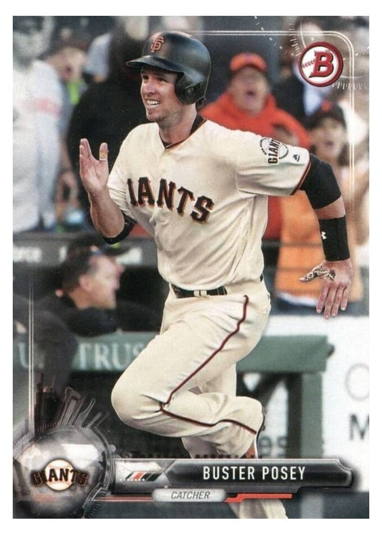 2017 Bowman Base Set Buster Posey #15 card