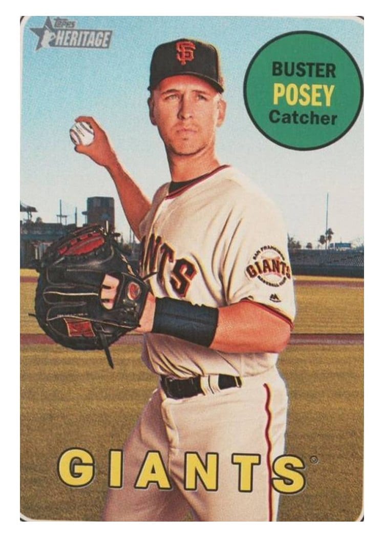 2018 Topps Heritage Base Set Buster Posey #293 card