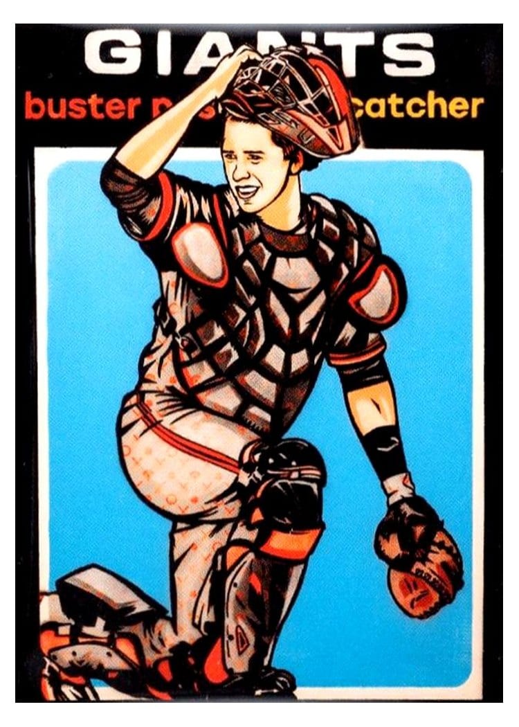 2021 Topps Project70 Base Set Buster Posey #117 card