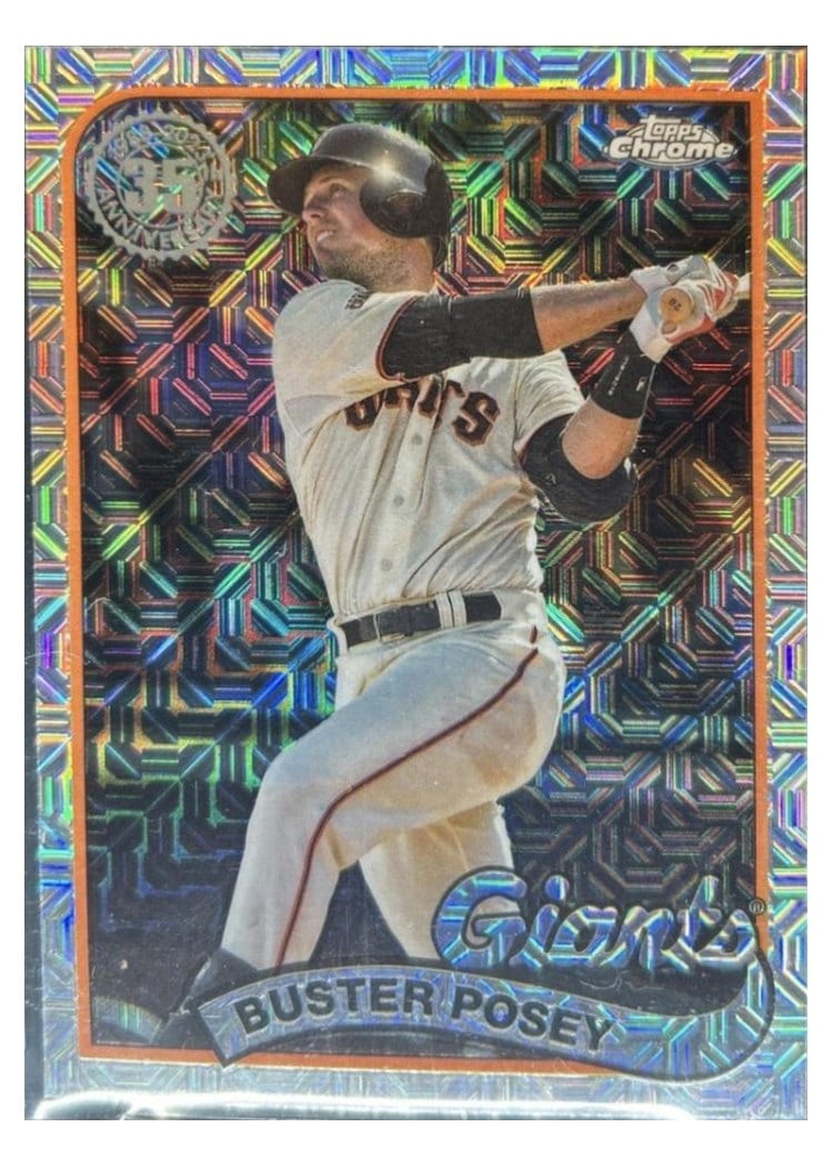 2024 Topps 1989 Topps Baseball 35th Anniversary Chrome (Series One) Buster Posey #T89C-11 card