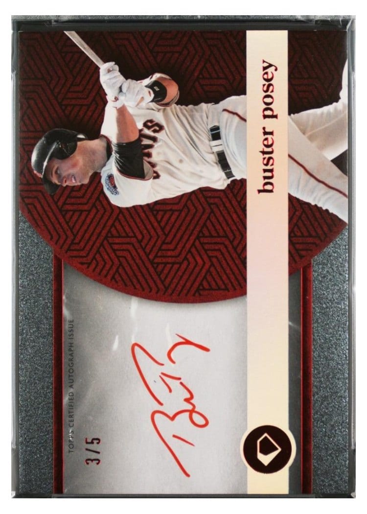 2024 Topps Diamond Icons White PolychromatINK Autographs Green Buster Posey #WPA-BP card