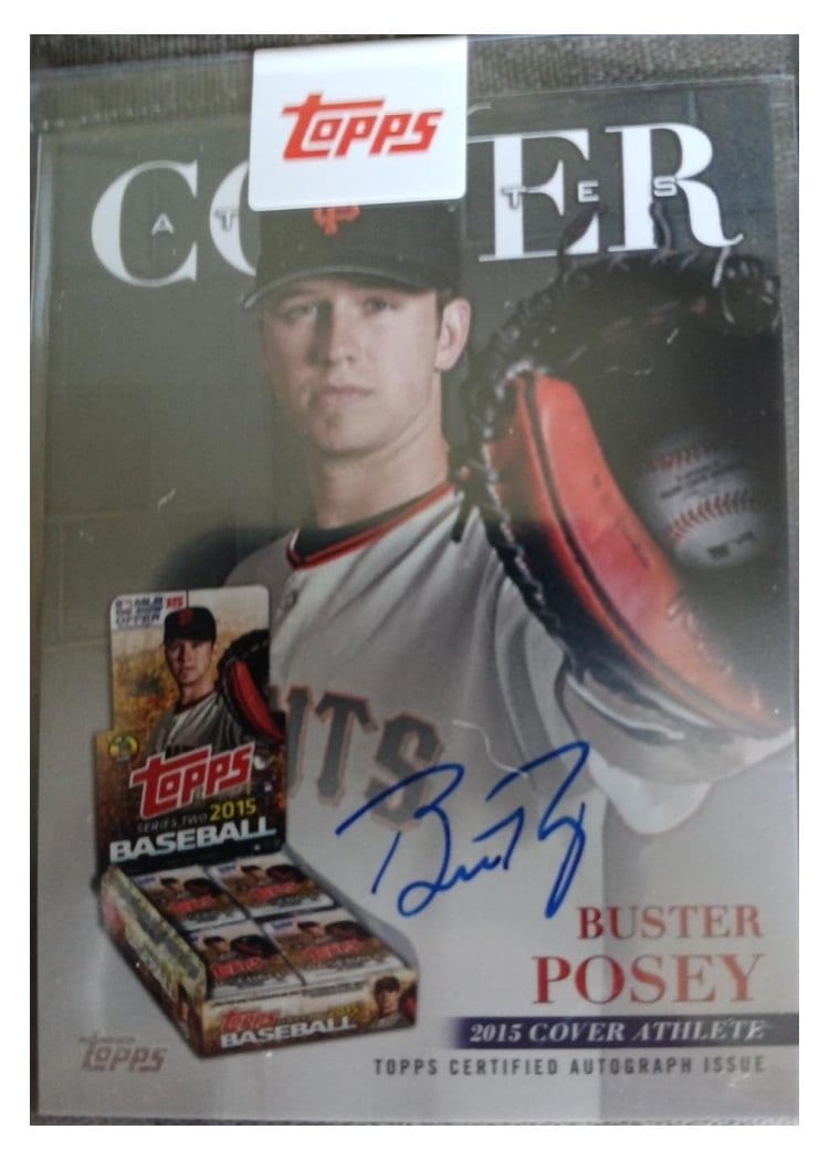 2026 Topps Cover Athletes Autographs Buster Posey #COVR-BP card
