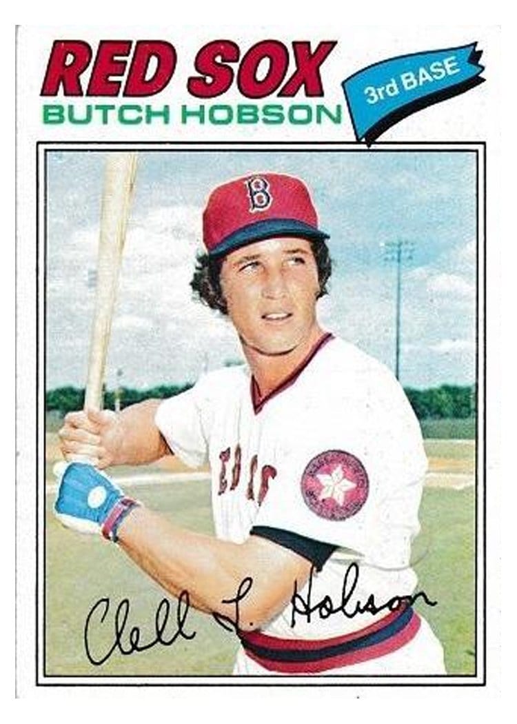 1977 Topps Butch Hobson #89 card