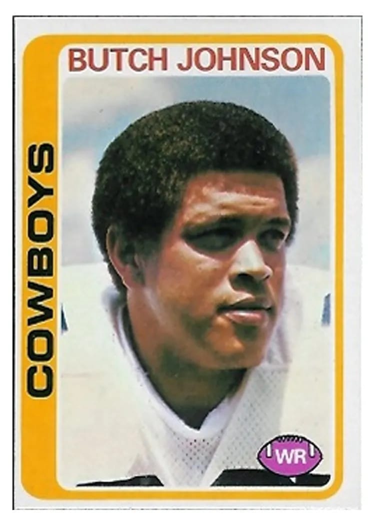 1978 Topps Butch Johnson #252 card
