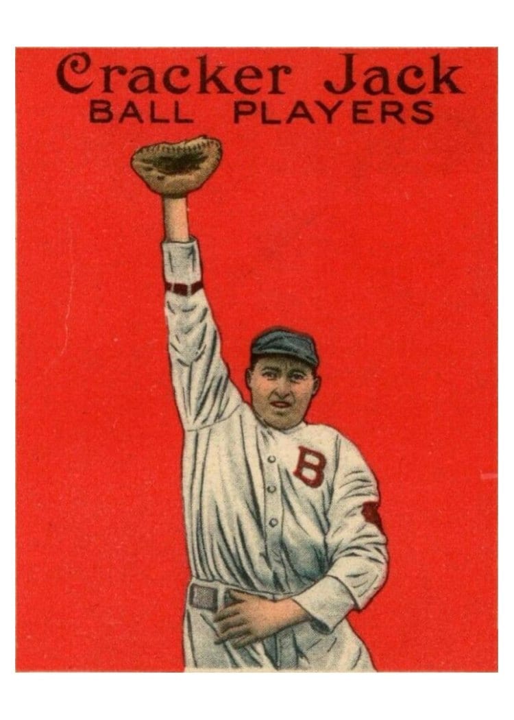 1914 Cracker Jack Butch Schmidt #127 card