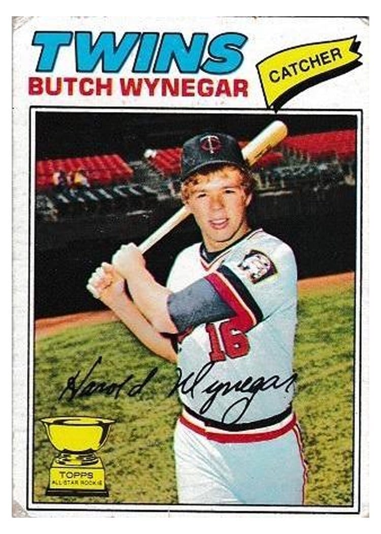 1977 Topps Butch Wynegar #175 card