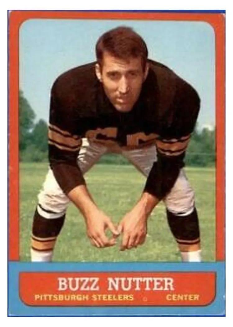 1963 Topps Buzz Nutter #128 card