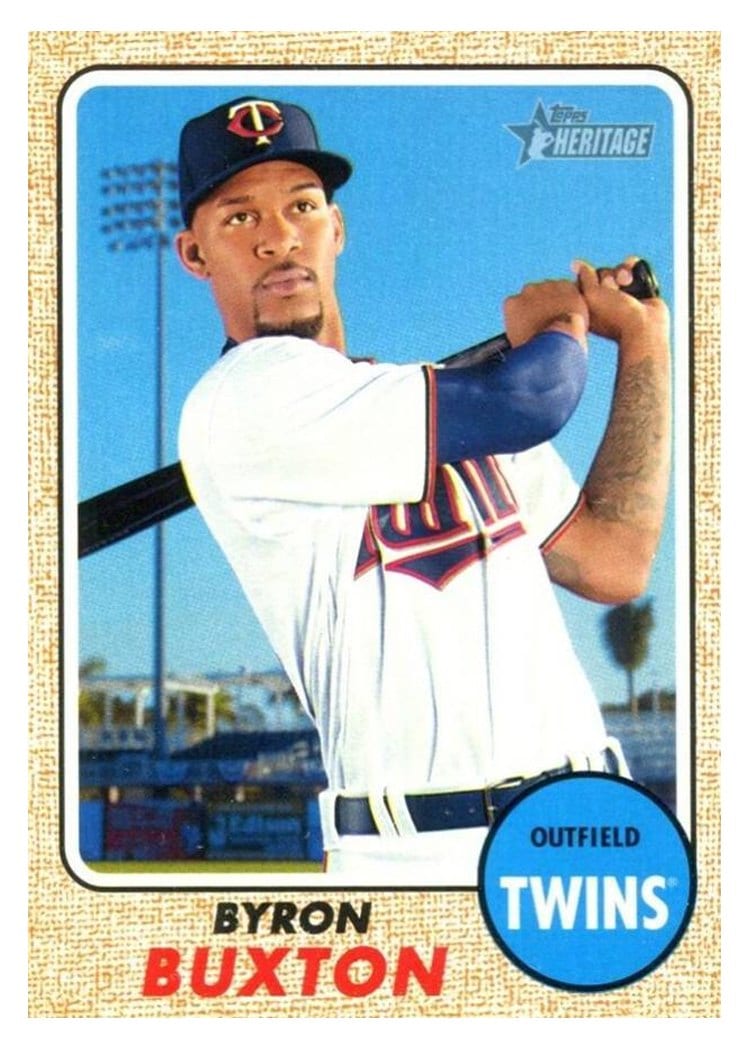 2017 Topps Heritage Base Set Byron Buxton #243 card