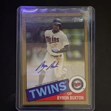 2020 Topps 1985 Topps Baseball Autographs Byron Buxton #85A-BBU card