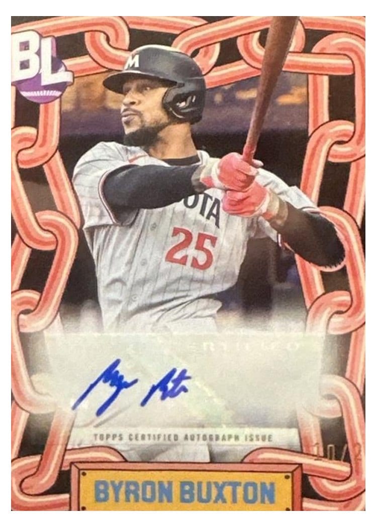 2024 Topps Big League Big Leaguers Autographs Byron Buxton #TBLA-BB card