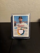 2024 Topps Heritage Clubhouse Collection Relic Byron Buxton #CCR-BBU card