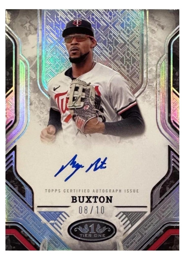 2025 Topps Tier One Prime Performers Autographs Byron Buxton #PPA-BB card
