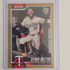2026 Topps Dugout Peeks Byron Buxton #255 card
