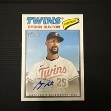 2026 Topps Heritage Real One Autographs Byron Buxton #ROA-BBU card