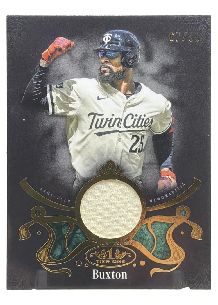 2026 Topps Tier One Shadow Relics Byron Buxton #SR-BB card