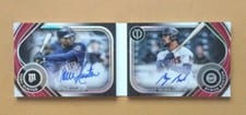 2022 Topps Tribute Tandems Book Autographs Byron Buxton / Torii Hunter #TTBC-HB card
