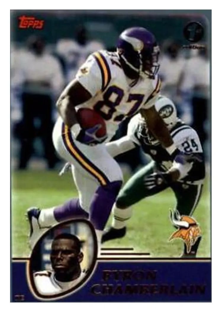 2003 Topps Byron Chamberlain 1st Edition #10 card