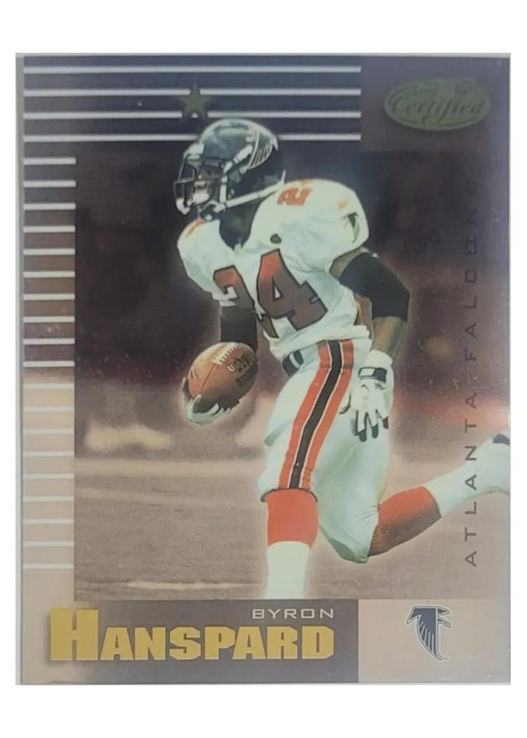 1999 Leaf Certified Byron Hanspard #5 card